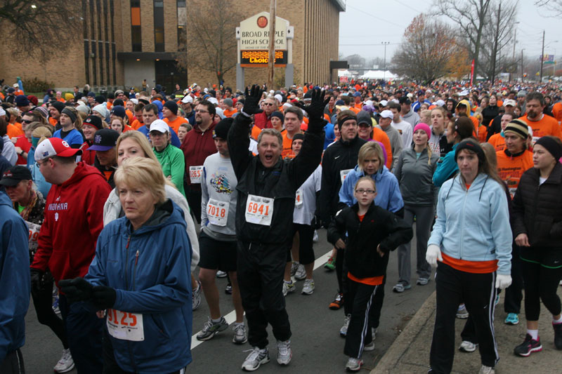 9th annual Drumstick Dash drew over 15000 participants on Thanksgiving morning