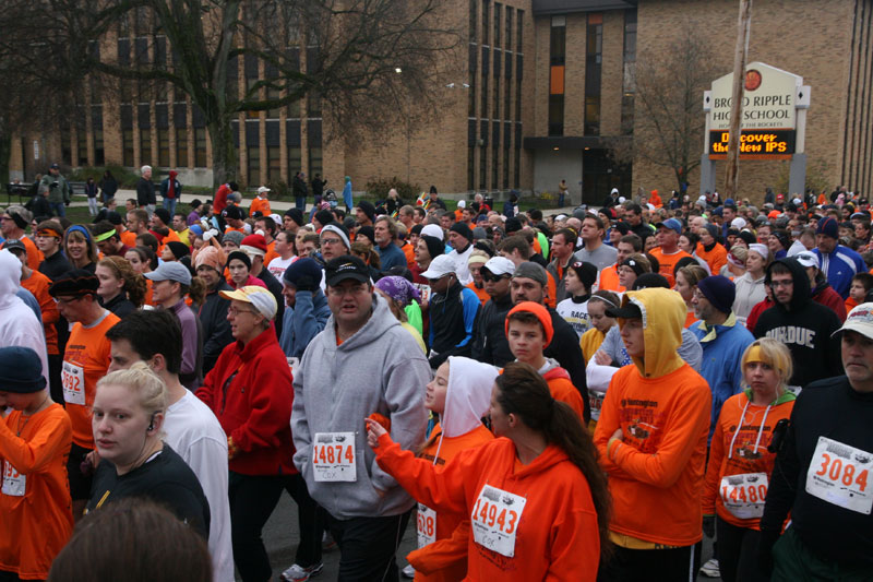 9th annual Drumstick Dash drew over 15000 participants on Thanksgiving morning