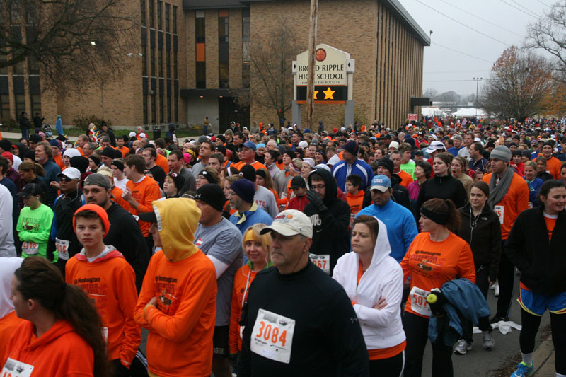 9th annual Drumstick Dash drew over 15000 participants on Thanksgiving morning