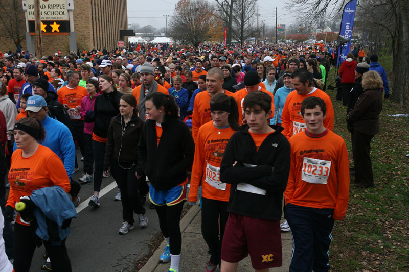 9th annual Drumstick Dash drew over 15000 participants on Thanksgiving morning