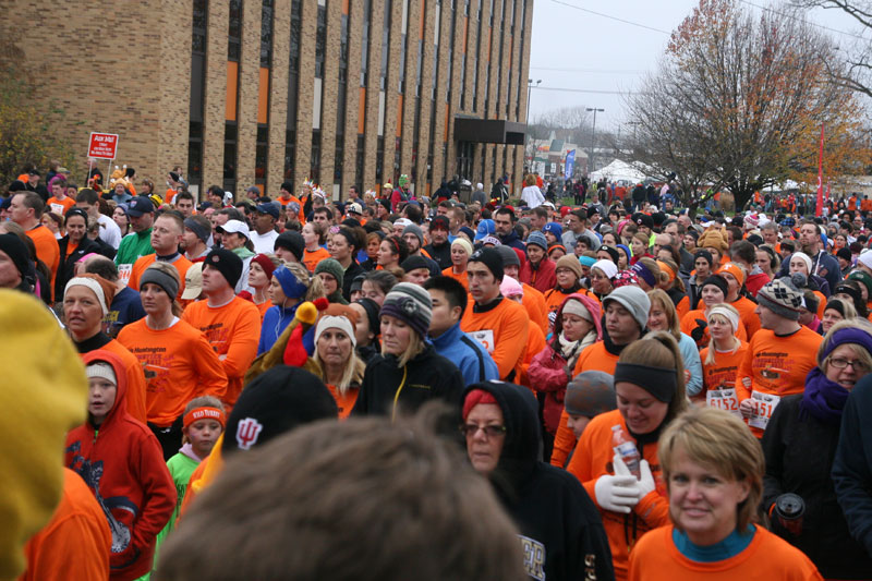 9th annual Drumstick Dash drew over 15000 participants on Thanksgiving morning