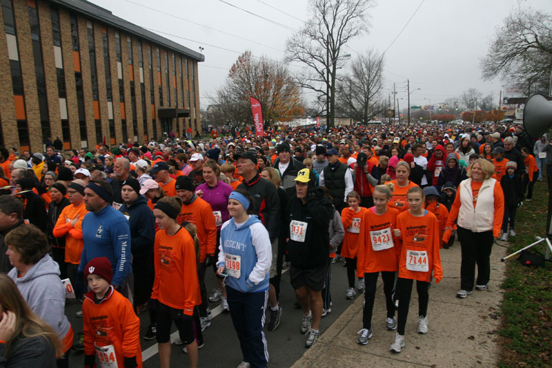 9th annual Drumstick Dash drew over 15000 participants on Thanksgiving morning