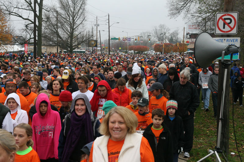 9th annual Drumstick Dash drew over 15000 participants on Thanksgiving morning