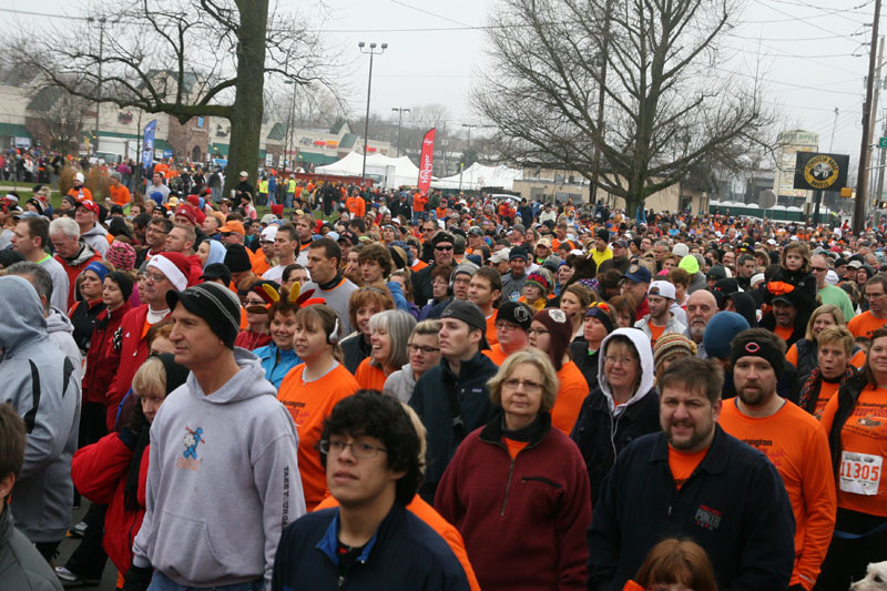 9th annual Drumstick Dash drew over 15000 participants on Thanksgiving morning