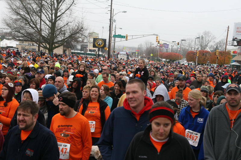 9th annual Drumstick Dash drew over 15000 participants on Thanksgiving morning
