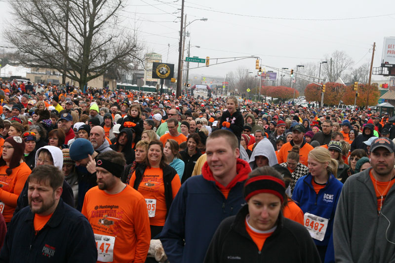 9th annual Drumstick Dash drew over 15000 participants on Thanksgiving morning