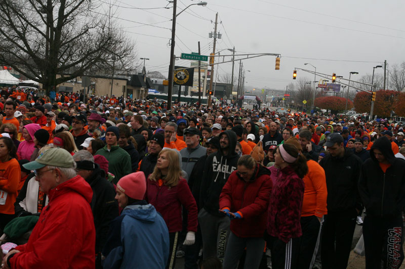 9th annual Drumstick Dash drew over 15000 participants on Thanksgiving morning