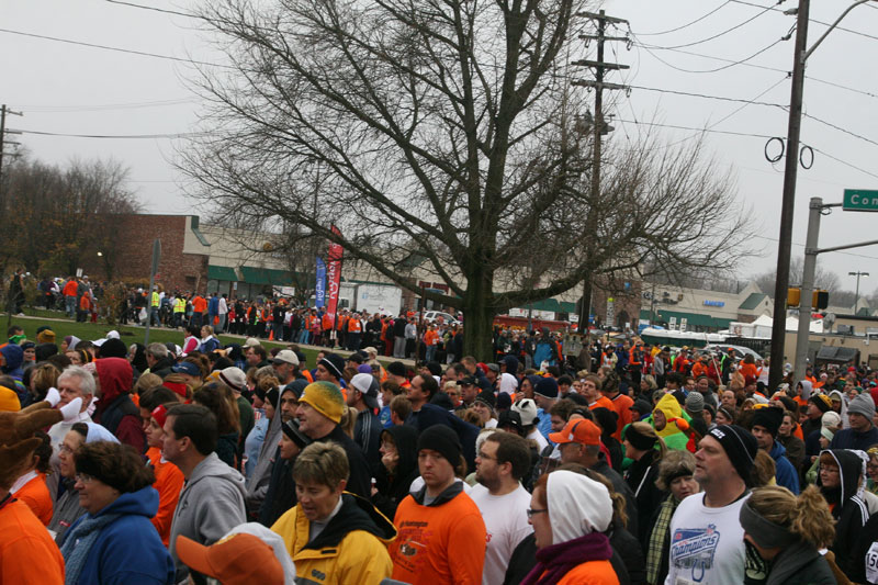 9th annual Drumstick Dash drew over 15000 participants on Thanksgiving morning