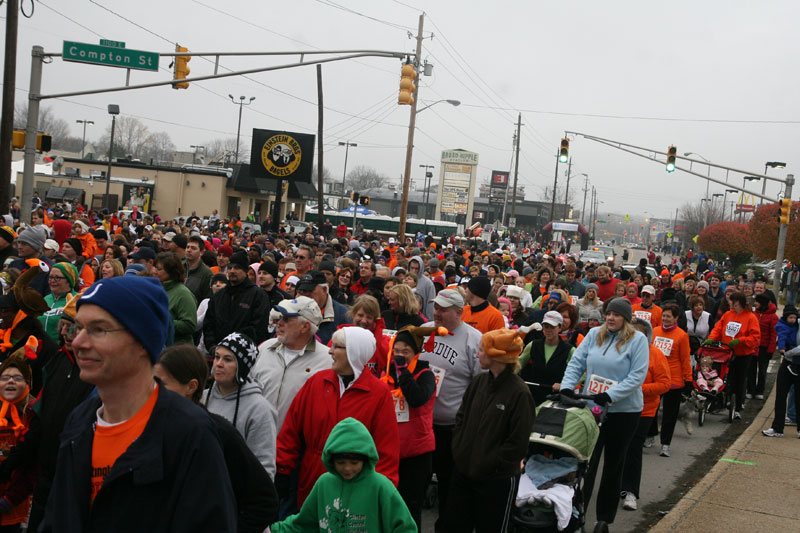 9th annual Drumstick Dash drew over 15000 participants on Thanksgiving morning