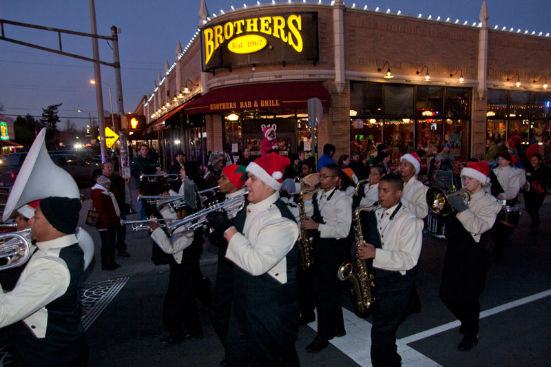 The Broad Ripple Magnet High School marching band