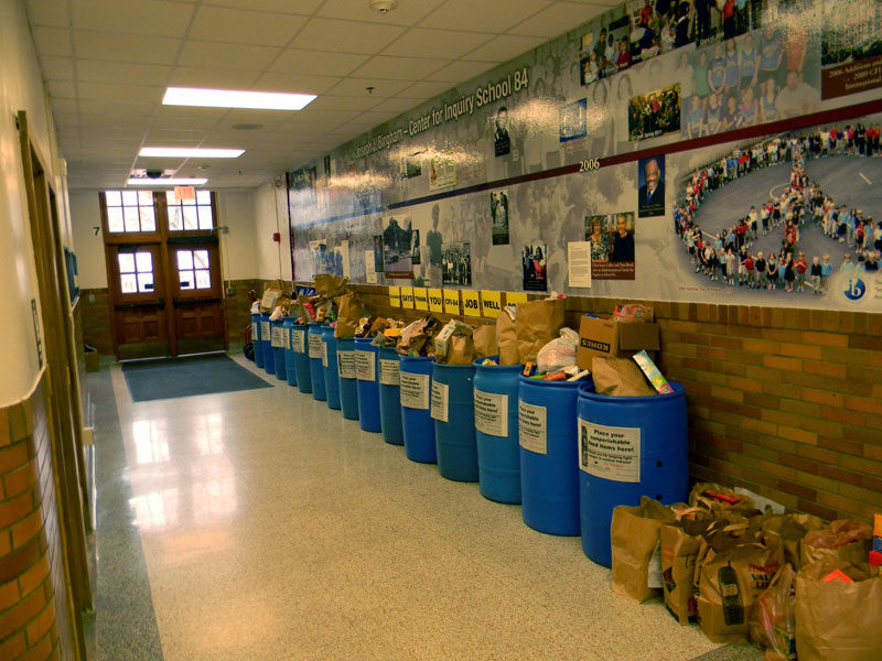 Random Rippling - School 84 Gathers 3,361 Pounds of Food for Gleaners