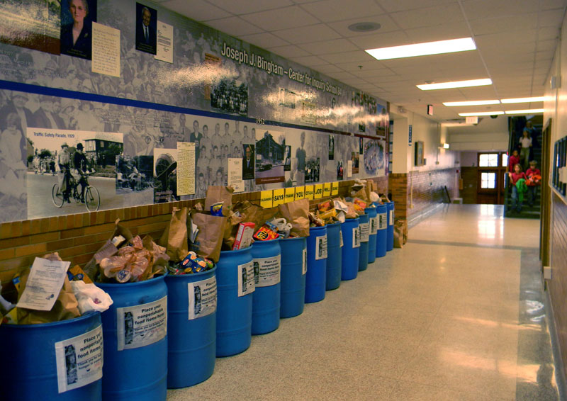 Random Rippling - School 84 Gathers 3,361 Pounds of Food for Gleaners