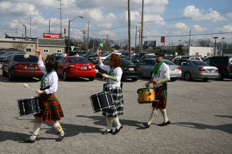 Random Rippling - Bagpiper parade at PSP