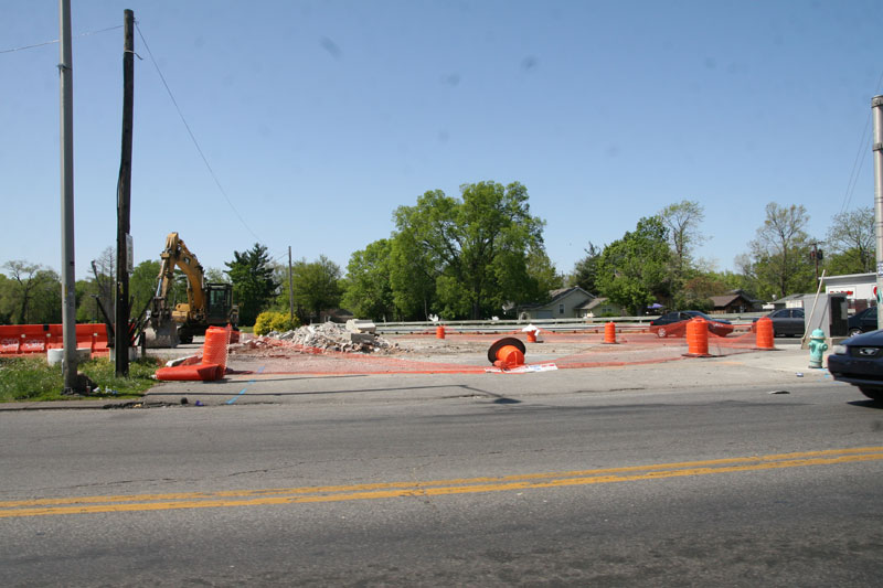 Random Rippling - The Project Is Underway Across From The Historic Vogue