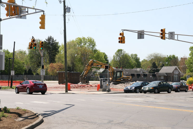 Random Rippling - The Project Is Underway Across From The Historic Vogue