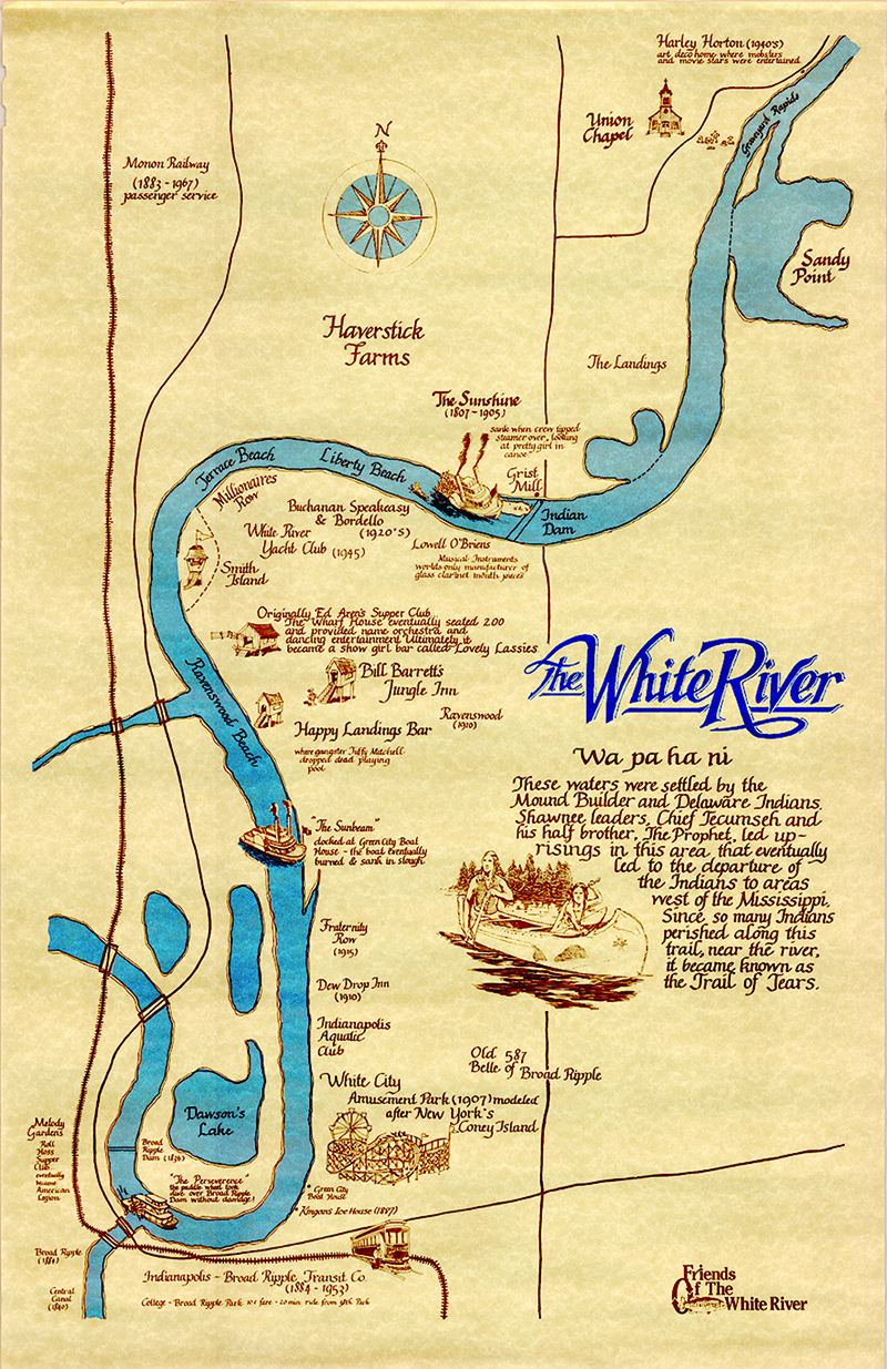Historic map helps celebrate Broad Ripple's 175th