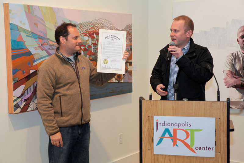 Indianapolis Deputy Mayor Michael Huber announced a proclamation from Mayor Ballard declaring April 22 as 