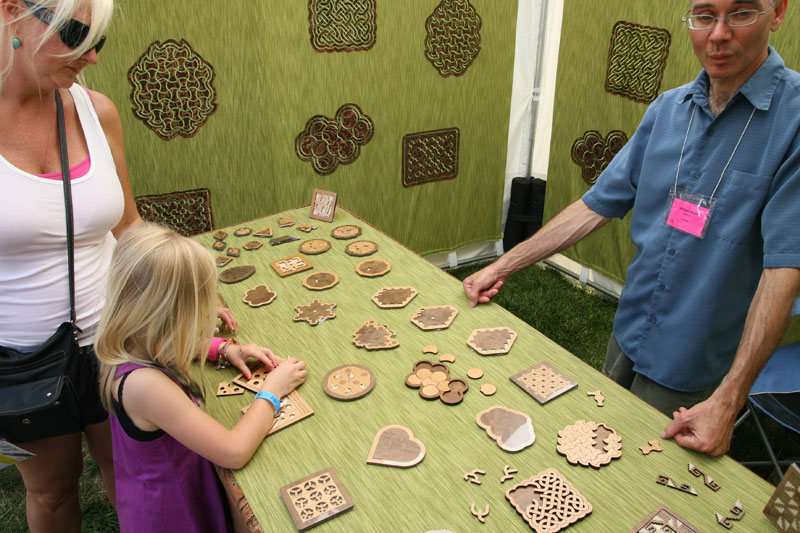 Puzzle Mist of Wisconsin - William White creates intricate wooden geometric puzzles.