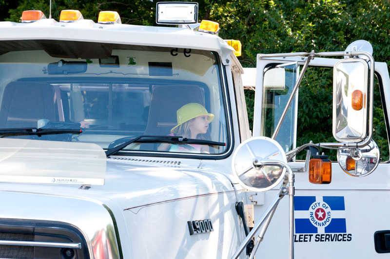 Horns were blaring at annual Touch-A-Truck at Broad Ripple Park