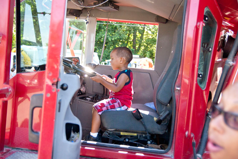 Horns were blaring at annual Touch-A-Truck at Broad Ripple Park