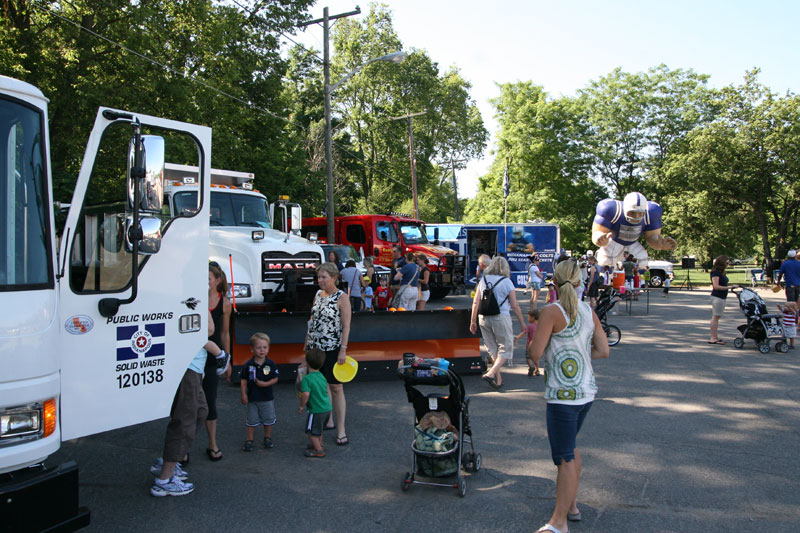 Horns were blaring at annual Touch-A-Truck at Broad Ripple Park