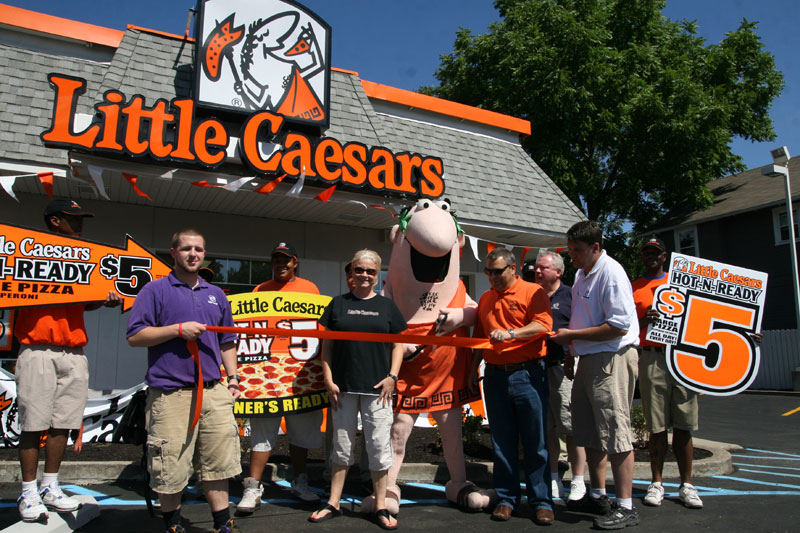 Random Rippling - Little Caesars ribbon cutting