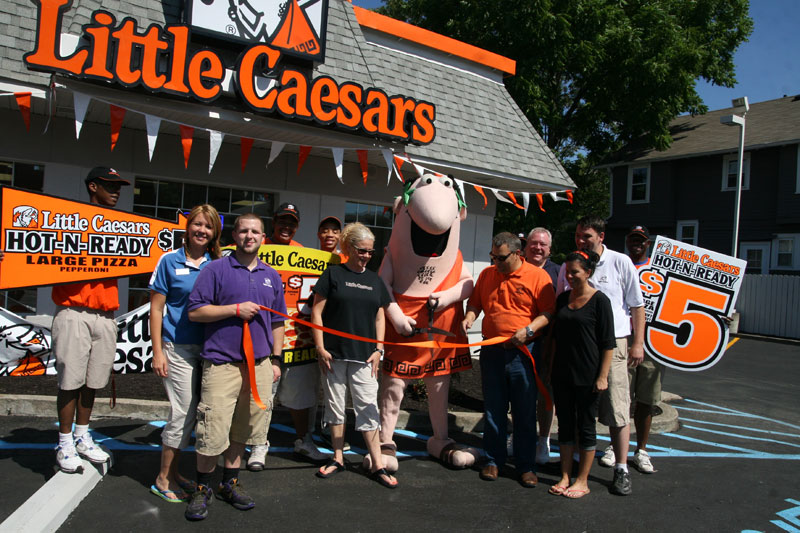 Random Rippling - Little Caesars ribbon cutting