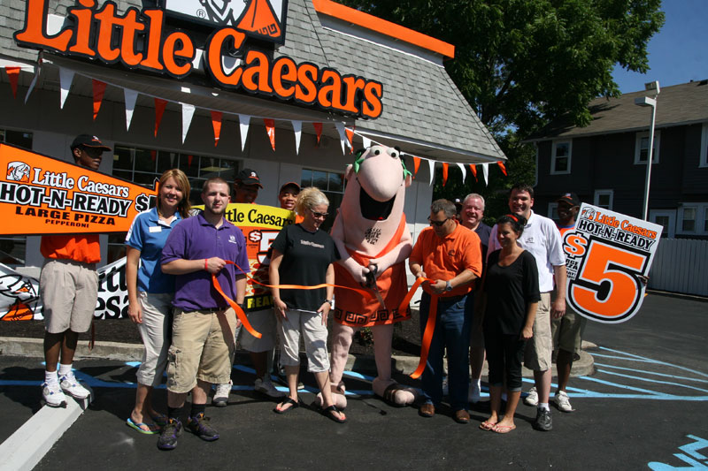 Random Rippling - Little Caesars ribbon cutting