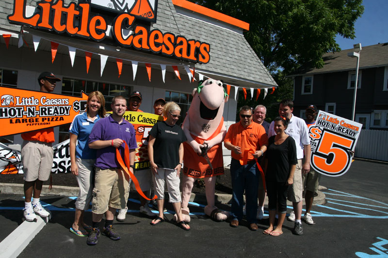 Random Rippling - Little Caesars ribbon cutting