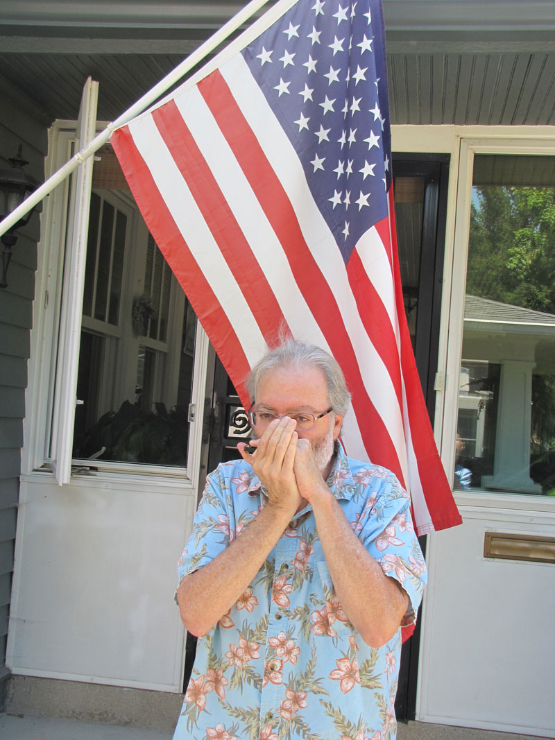 Allen Stratyner - local harmonica star - By Mario Morone