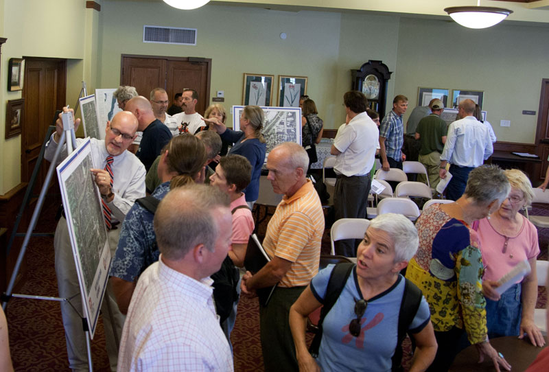 Flood Wall Open House shows options to public