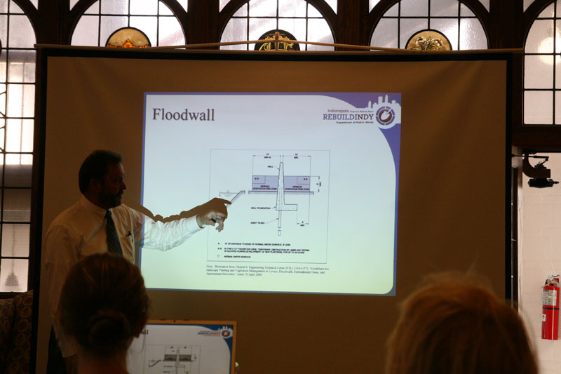 Flood Wall Open House shows options to public