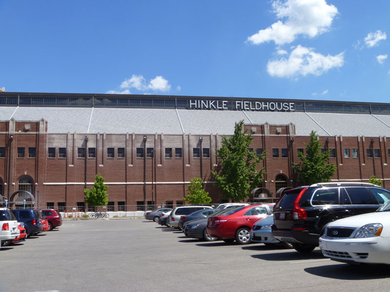 Random Rippling - Hinkle Fieldhouse restoration