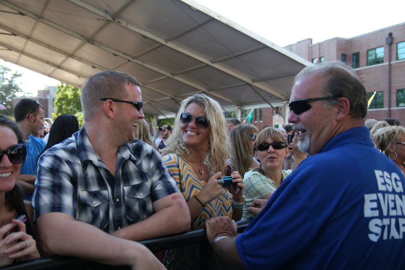 Fans from Fountaintown came to see REO Speedwagon. 