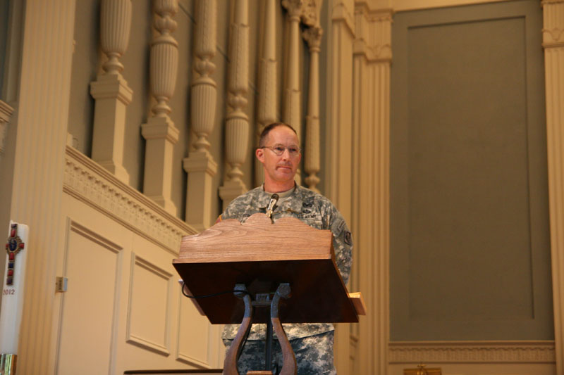 Army Corps of Engineers Louisville District Commander Col. Luke Leonard