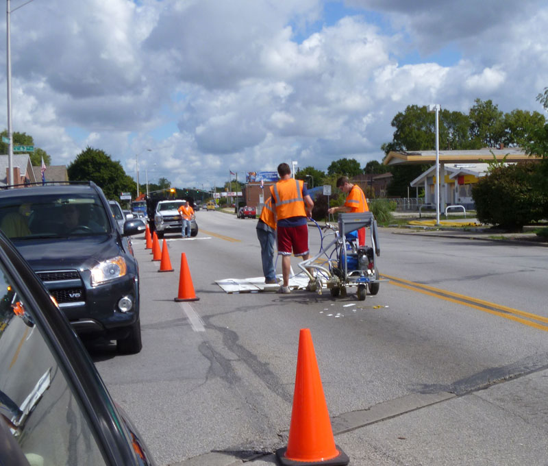 Random Rippling - New lanes on College