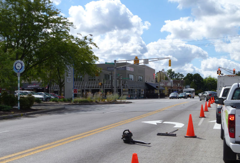 Random Rippling - New lanes on College