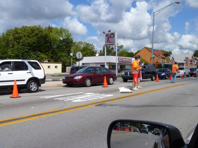 Random Rippling - New lanes on College