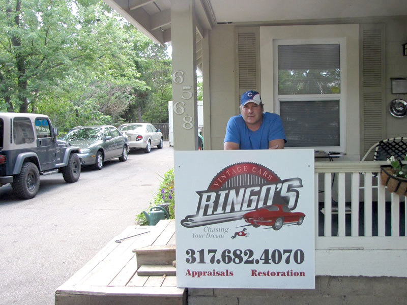 Steve Ring owns Ringo's Vintage Cars at 6568 Cornell Avenue. 