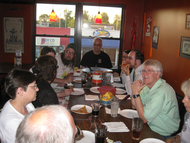 Random Rippling - Dinner at 'ZA Pizza to thank all-volunteer Gazette Staff