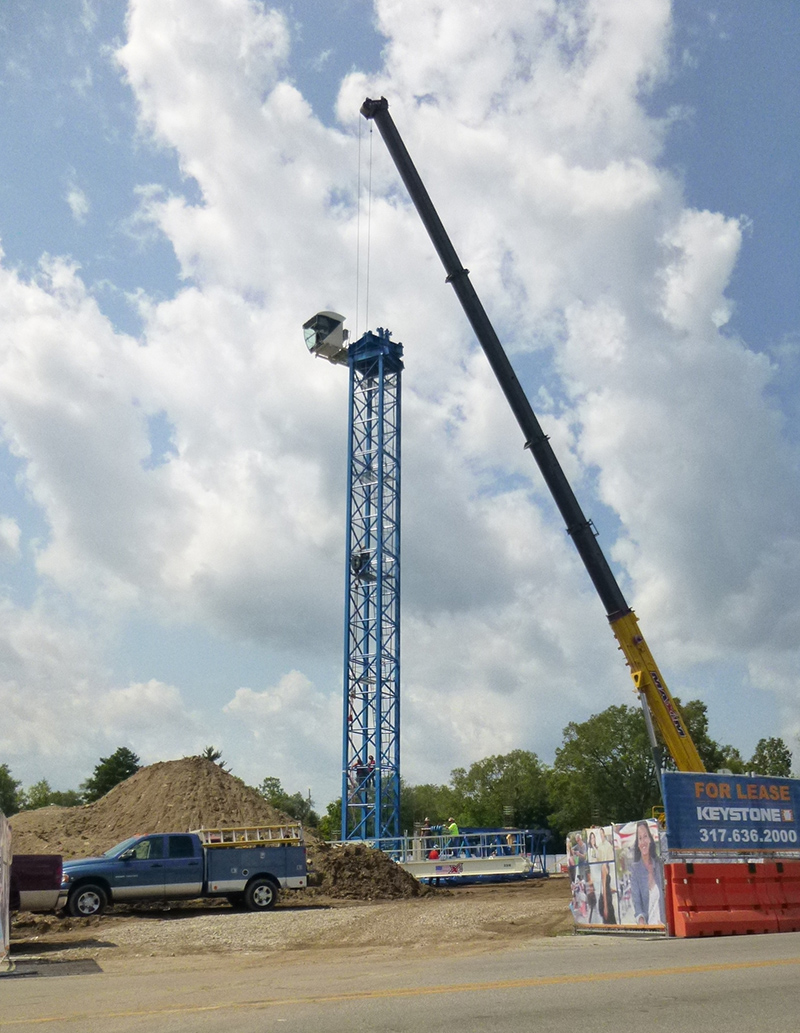 Random Rippling - High-Flying Construction in the Village