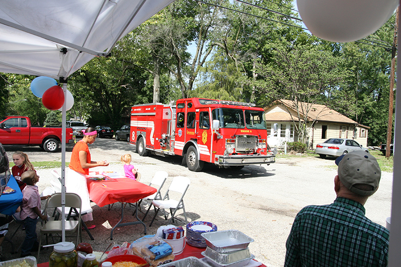 Random Rippling - Police/Firefighters Appreciation Cookout