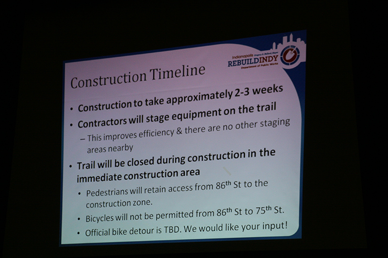 Monon Trail construction public hearing