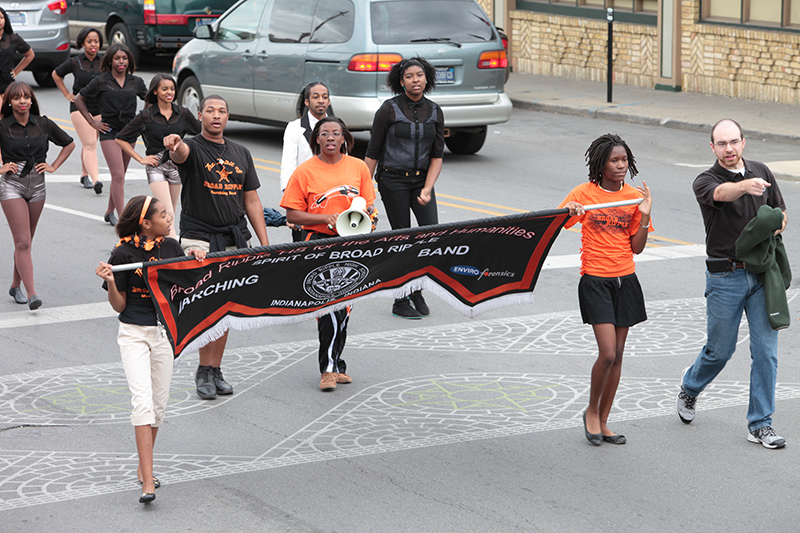 BRMHS Marching Band under the direction of John S. Hague