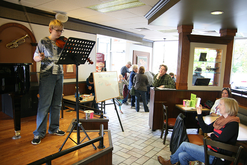 Random Rippling - Music recital at McDonald's