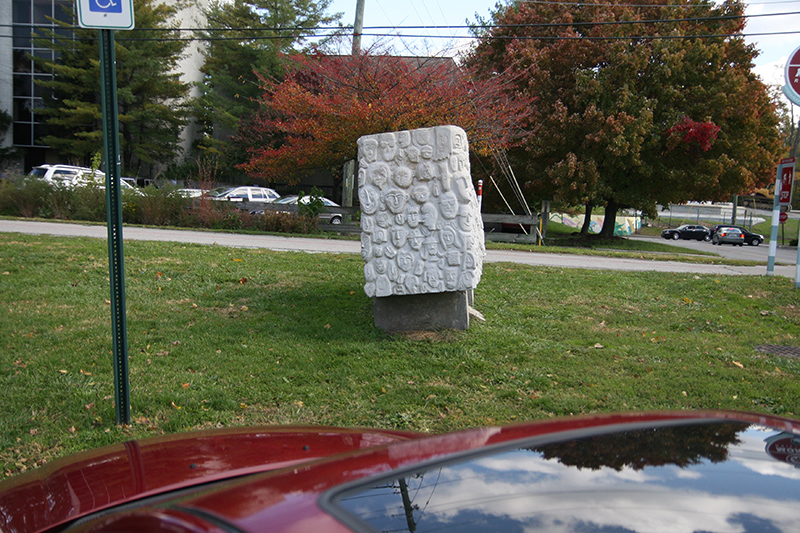 Leaning sculpture concerns residents