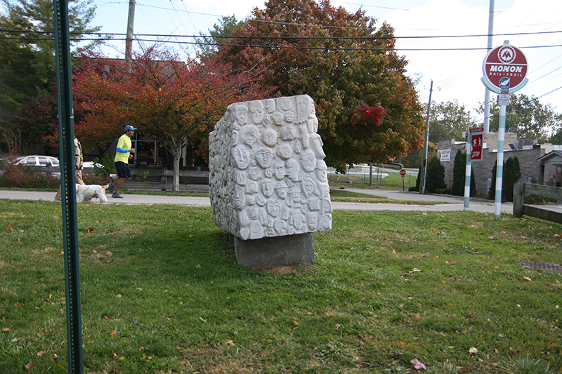 Leaning sculpture concerns residents