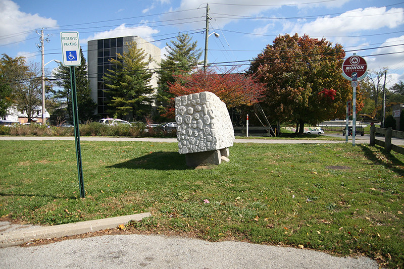 Leaning sculpture concerns residents