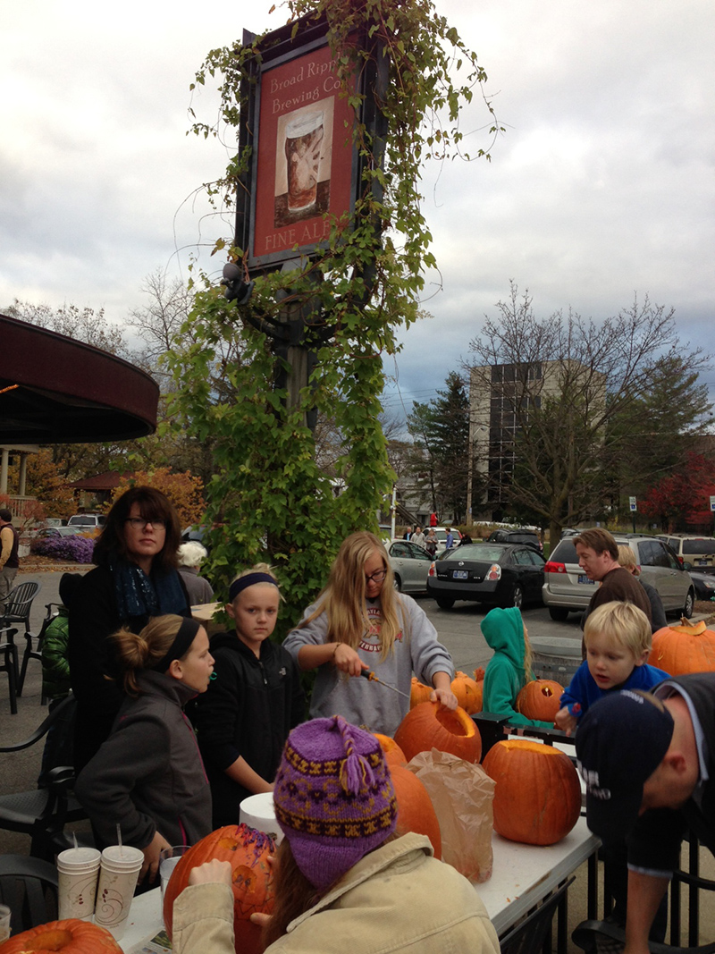 Random Rippling - Annual Pumpkin Carving Contest at Broad Ripple Brewpub