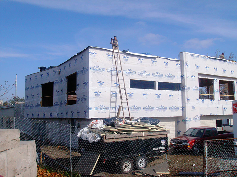 Frog's Random Rippling - Rockdale Building construction